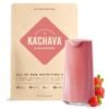Ka’Chava All-In-One Nutrition Shake Blend, Strawberry, 15 Servings, 85+ Superfoods & Nutrients, Greens Plant-Based Powder Protein Drink, Digestive Enzymes & Probiotics, Vegan Dairy Gluten Free