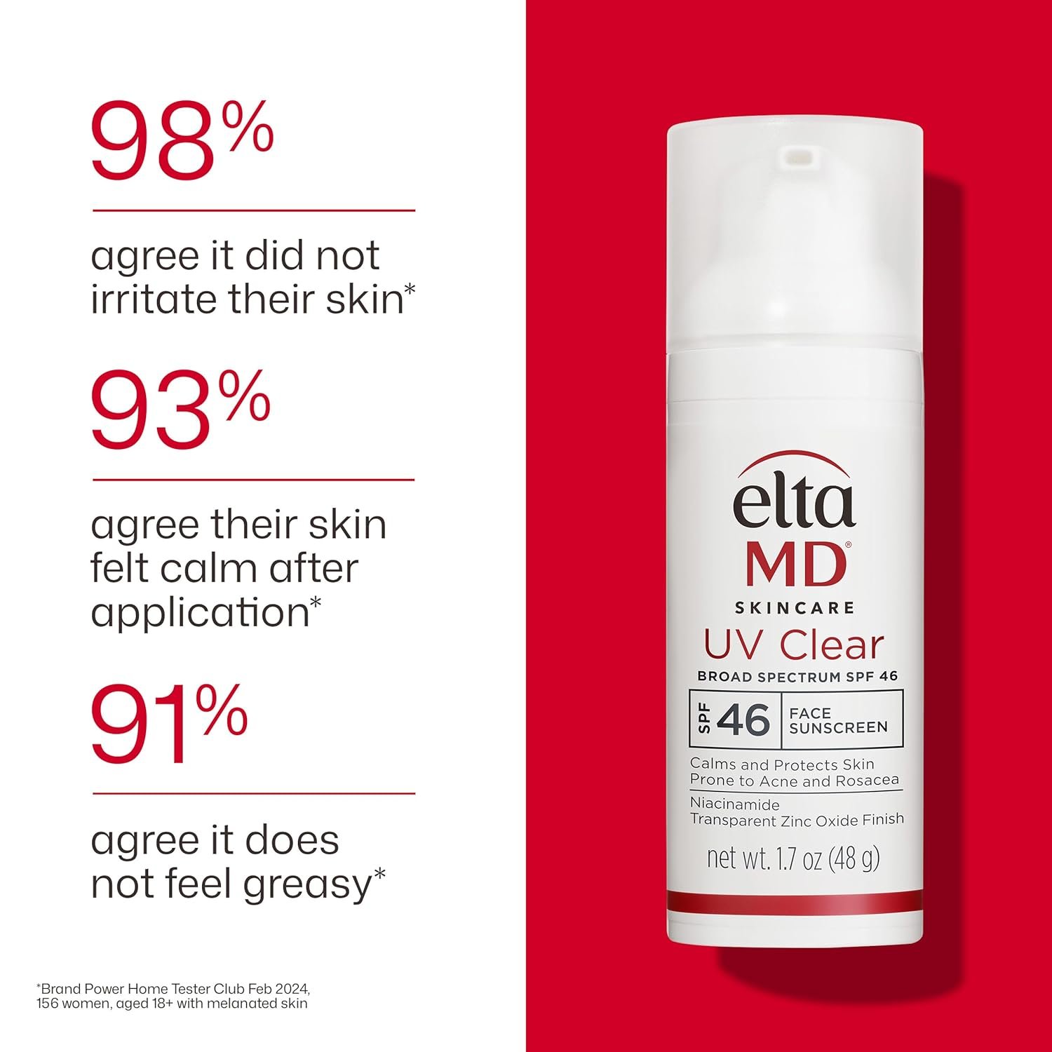 EltaMD UV Clear Tinted Face Sunscreen SPF 46, Oil Free Sunscreen for Sensitive Skin with Zinc Oxide, Dermatologist Recommended - Image 10
