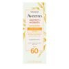 Aveeno Protect + Hydrate Face Sunscreen, SPF 60 Broad Spectrum, for Sensitive Skin, Travel Size, Water Resistant (80 minutes), Paraben, Oxybenzone & Oil Free, 2 fl oz