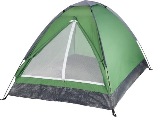 2 Person Outdoors Camping Tent with Rain Fly and Carrying Bag – Lightweight Outdoor Pop Up Tents for Camping Essentials, Music Festivals, Backpacking, Hiking, or Beach Shelter by Wakeman Outdoors