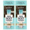 L’Oreal Paris Magic Root Rescue 10 Minute Root Hair Coloring Kit, Permanent Hair Color with Quick Precision Applicator, 100 percent Gray Coverage, 4 Dark Brown, 2 count