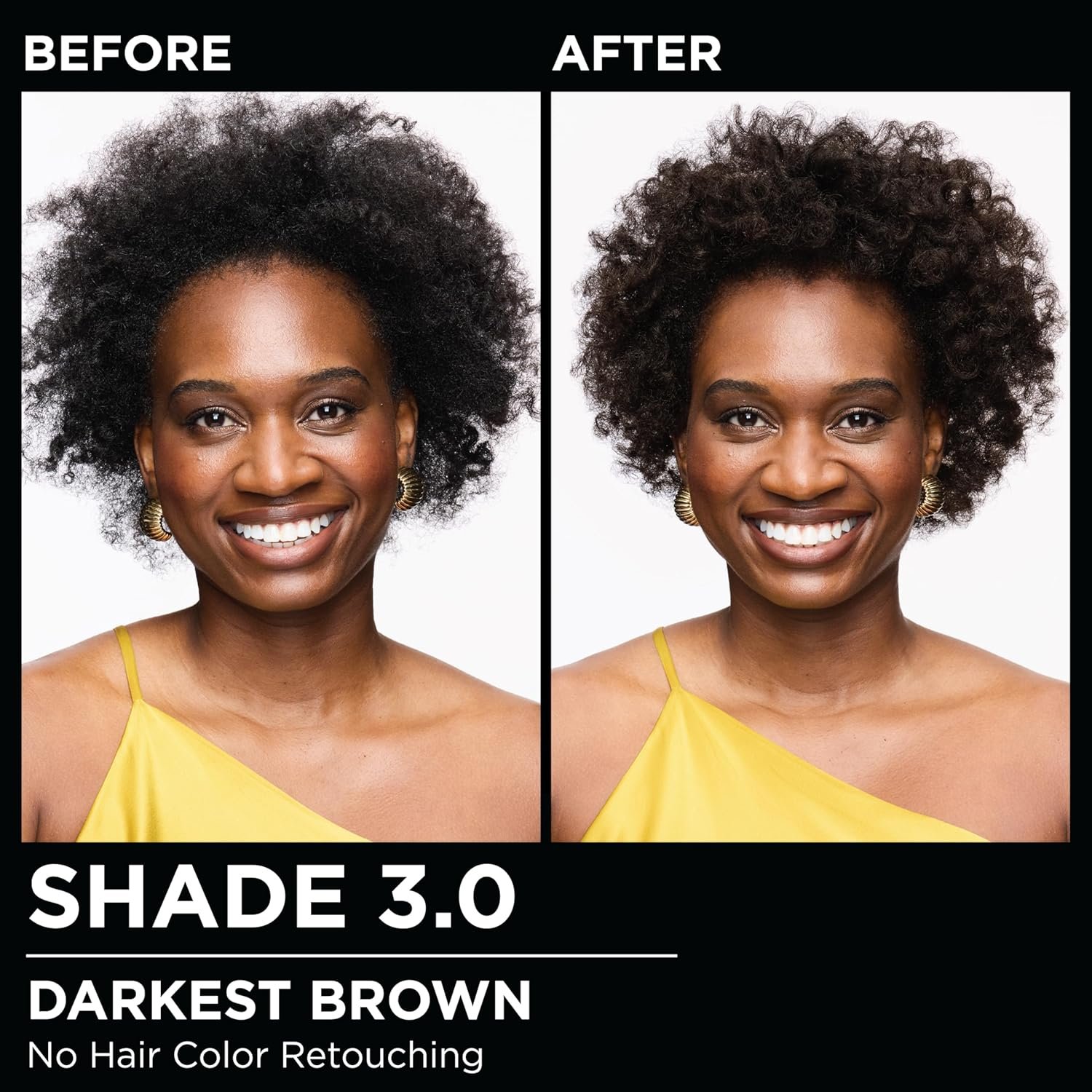 Garnier Hair Color Olia Ammonia-Free Brilliant Color Oil-Rich Permanent Hair Dye, 3.0 Darkest Brown, 2 Count (Packaging May Vary) - Image 2