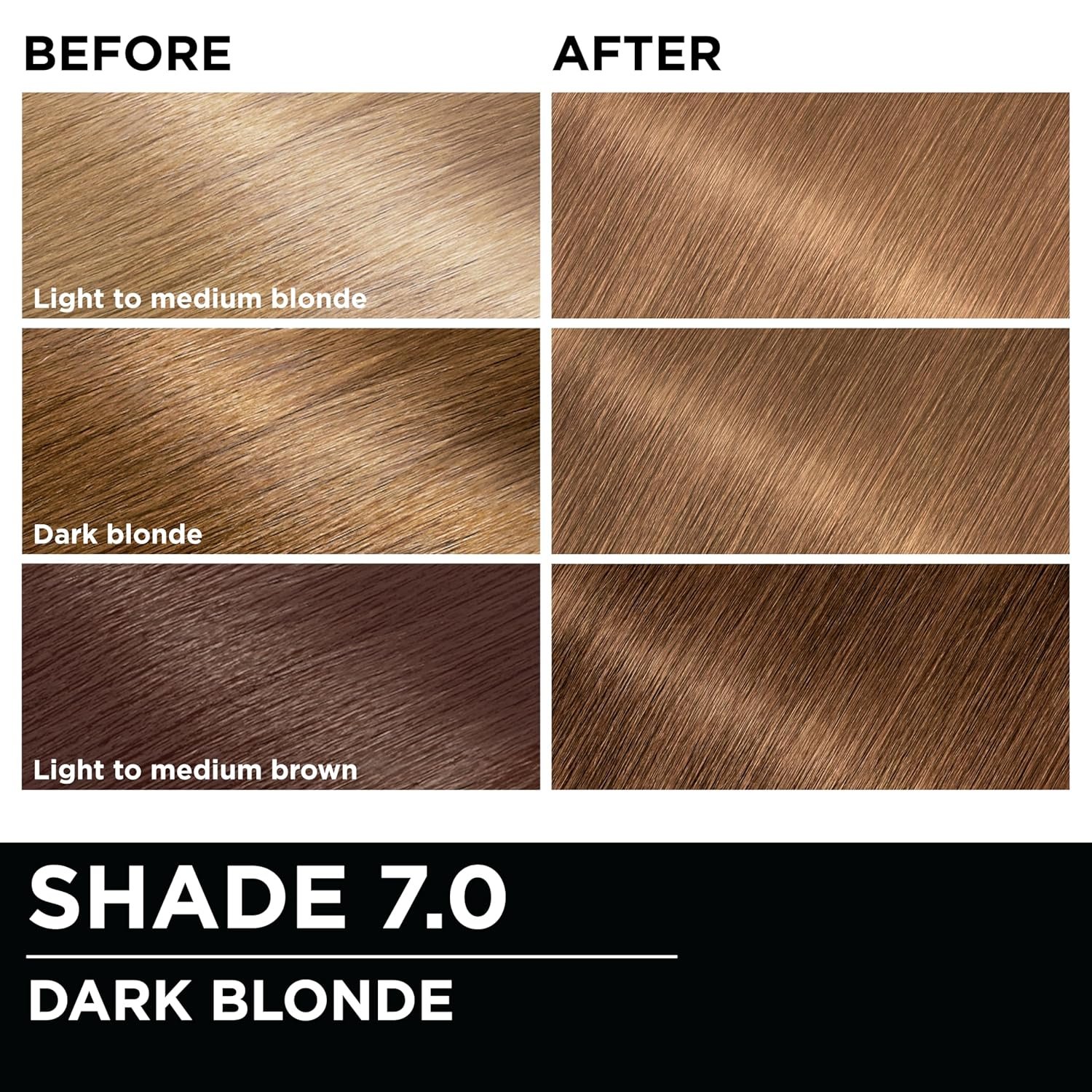 Garnier Hair Color Olia Ammonia-Free Brilliant Color Oil-Rich Permanent Hair Dye, 7.0 Dark Blonde, 2 Count (Packaging May Vary) - Image 5